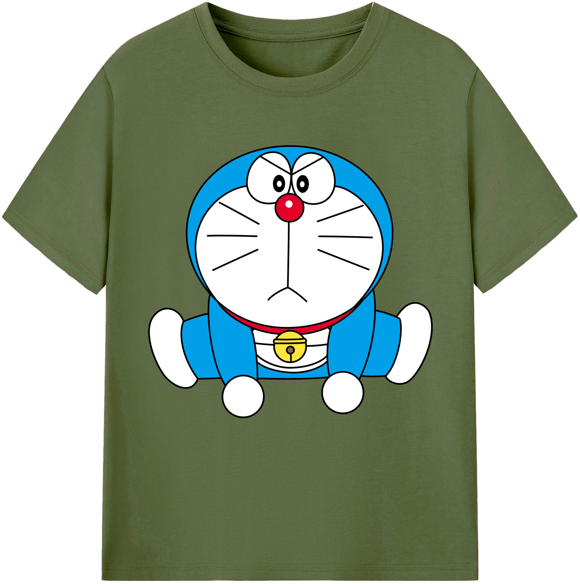 （画像用） ドラえもん Doraemon 綿100％半袖Tシャツ（フロントプリント）